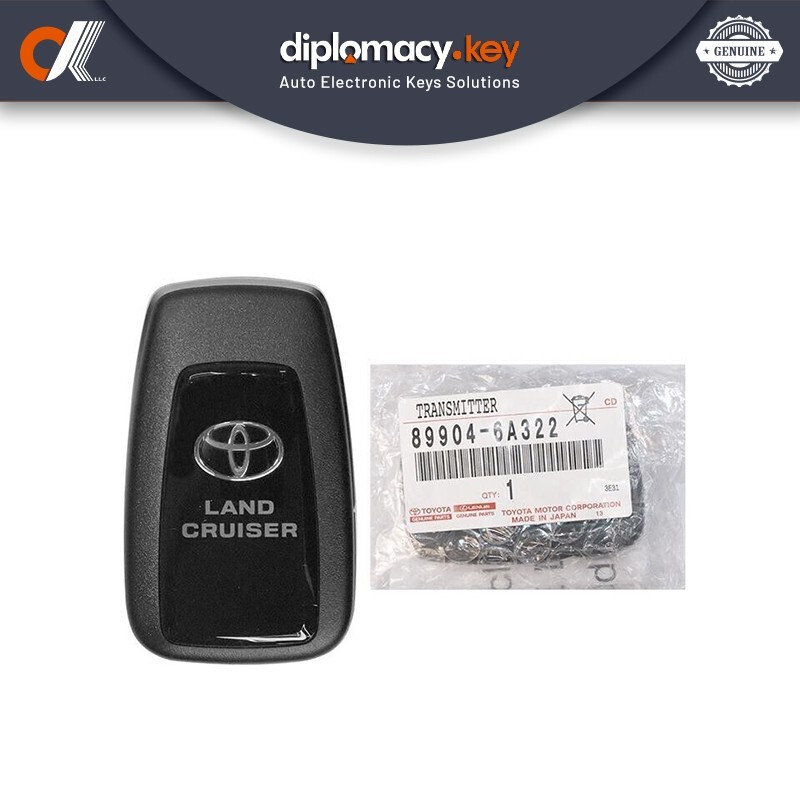 Toyota Land Cruiser Prado 2020 Genuine Smart Key 2 Buttons 433MHz