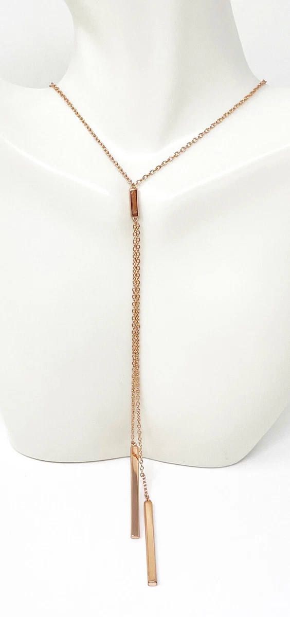 Gorjana rose gold necklace discount