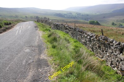 Photo 6x4 View SE along Oughtershaw Road There is an OS benchmark [[29813 c2012