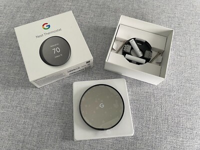Google Nest Thermostat, Charcoal, Model G4CVZ