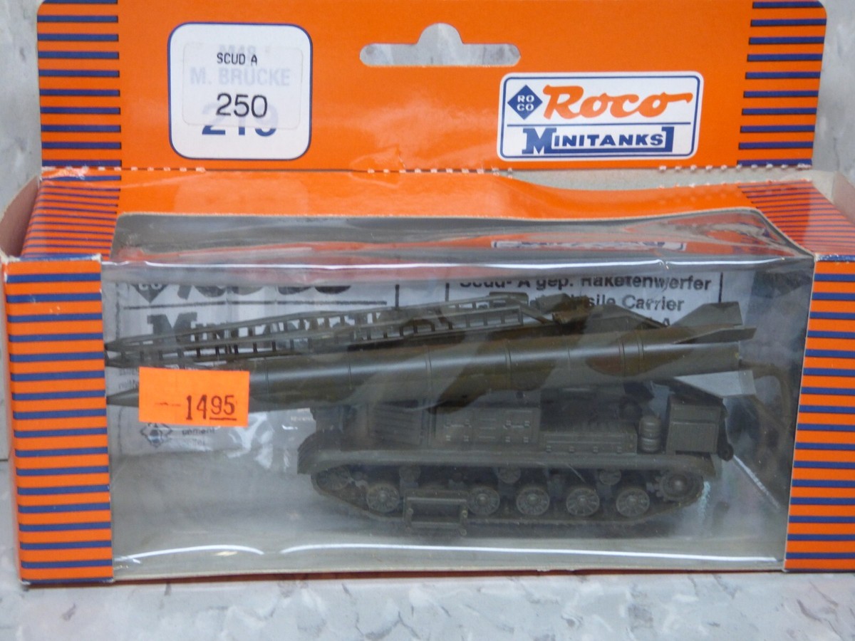 Roco Minitanks (New Old Stock) Modern Russian Scud A Missile