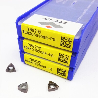 10pcs WCMX030208R-PG YBG202 ZCC.CT Tools CNC blade Carbide Inserts Original