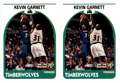(2) 1999 Hoops Decade #85 Kevin Garnett Minnesota Timberwolves Card Lot