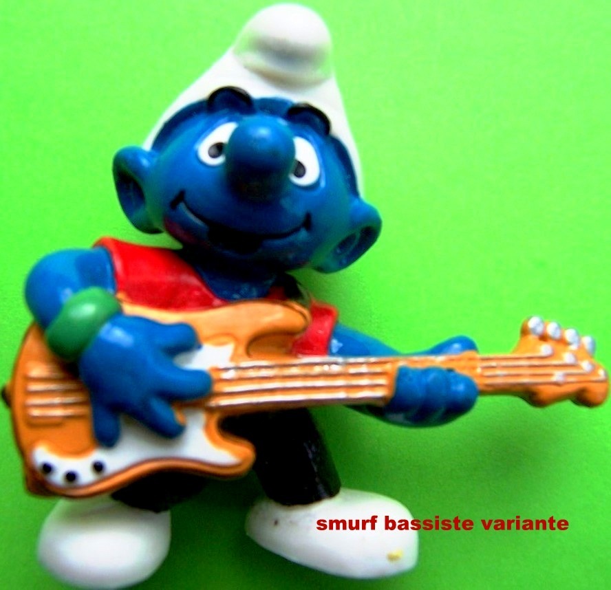 Figurine Schtroumpf Veilleur Schleich 1977 - Portugal - Vintage - Occasion