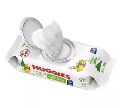 Huggies Natural Care Baby Wipe Soft Pack 56 Wipes 31803.....168