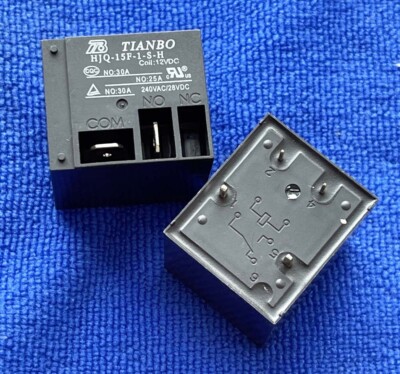 2PCS NEW 12V HJQ-15F-1-S-H 12VDC TIANBO Relay 4Pins High-quality, Durable, New