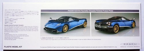 AOSHIMA 1/24 Pagani Huayra Pacchetto Tempesta super car series #26 model kit - Picture 10 of 12