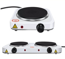 Hot Plate Electric Cooker Double Single Portable Table Top Hob 1000/2000W