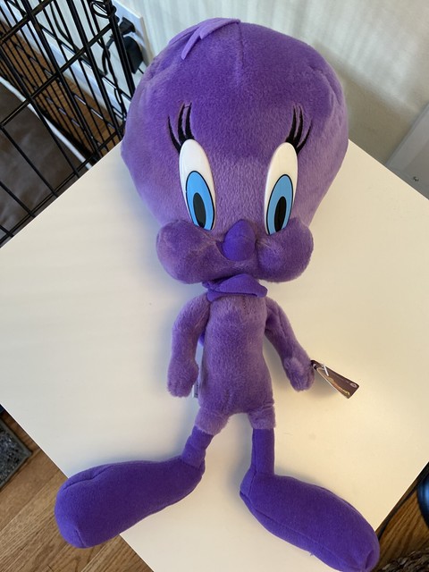 Large Purple Tweety Bird Stuffed Animal - Fair Game Win! | eBay