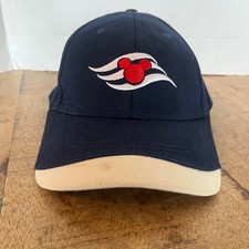 Mickey Mouse Disney Cap Black Hat Adjustable Adult Size OSFA Hat Baseball Cap