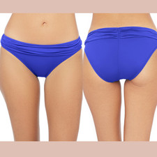 NEW 65 La Blanca  10  Island Goddess Hipster Bikini Bottoms Blue U1526