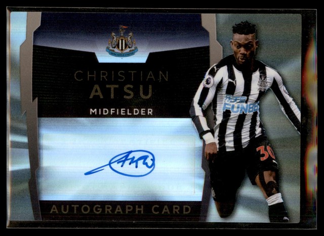 2017-18 Topps Premier League Platinum AUTO Christian Atsu - Newcastle Autograph