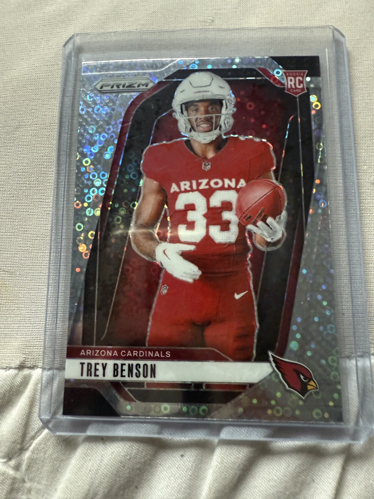 Trey Benson 2024 Prizm No Huddle Disco Variation #38 RC