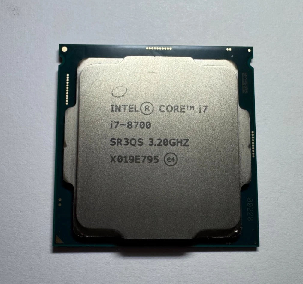Intel Core i7-8700 Processor Model LGA 1151/H4 Socket Type 6 Core