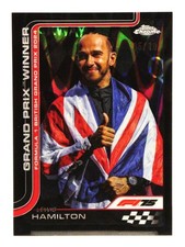 2025 Topps Chrome F1 Lewis Hamilton Black Raywave Refractor #/10