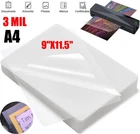 3 Mil Clear Thermal Laminating Pouches Letter Size Laminator Sheets 9"x11.5"