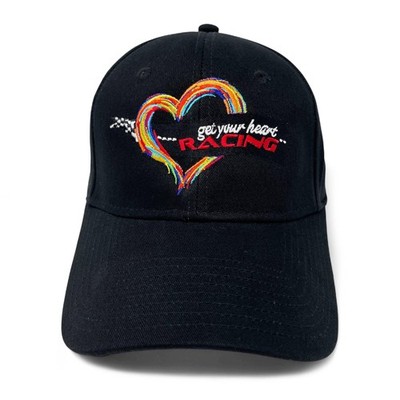 Vintage Henry Ford Health System Racing Hat Y2K Strapback Cap Get Your Heart H06