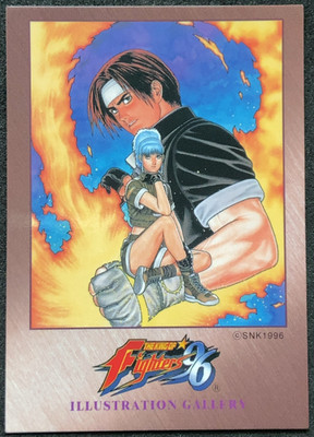 Kyo Kusanagi Leona The King of Fighters '96 SNK Card Gamest 1996 Japanese