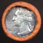 1962 P 40 90% Silver Washington Quarter Roll Of 40, OBW Bank Wrapped - Melt #360