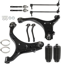 Hyundai Santa Fe Kia Sorento 10Pc Front Suspension Kit Front Lower Control Arms