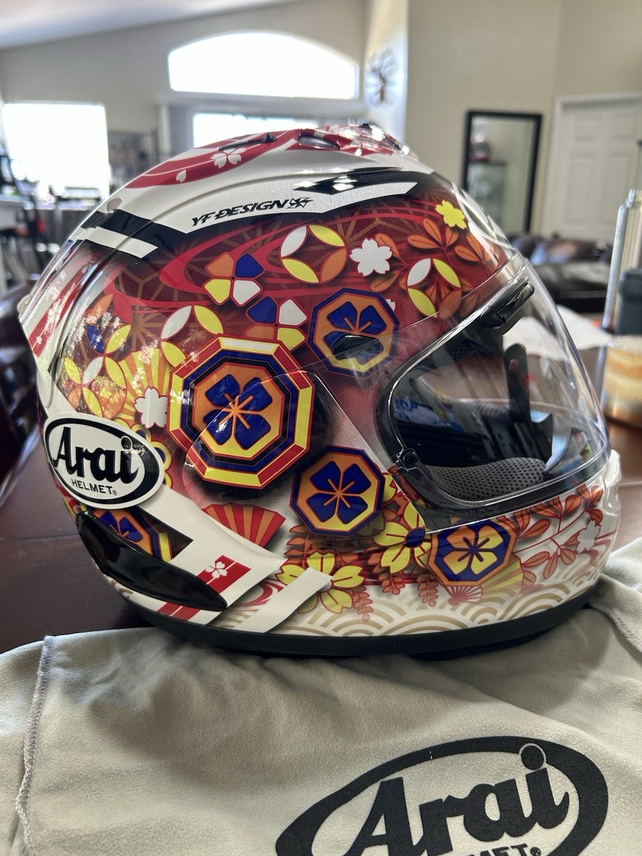 Arai Corsair-X Taakaki Nakagami 4 Motorcycle Helmet - Size LARGE