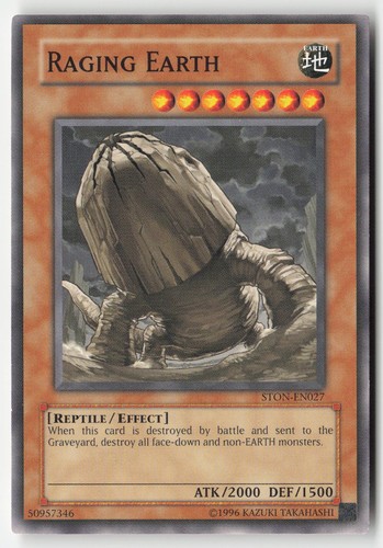 Raging Earth STON-EN027 card
