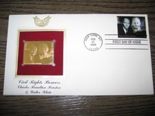 2009 Charles Hamilton Houston Walter White Replica Golden Cover Stamp