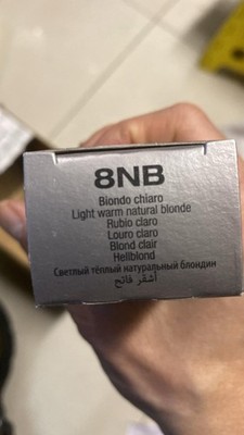 8NB light warm natural blonde Alfaparf milano evolution hair color 60ml