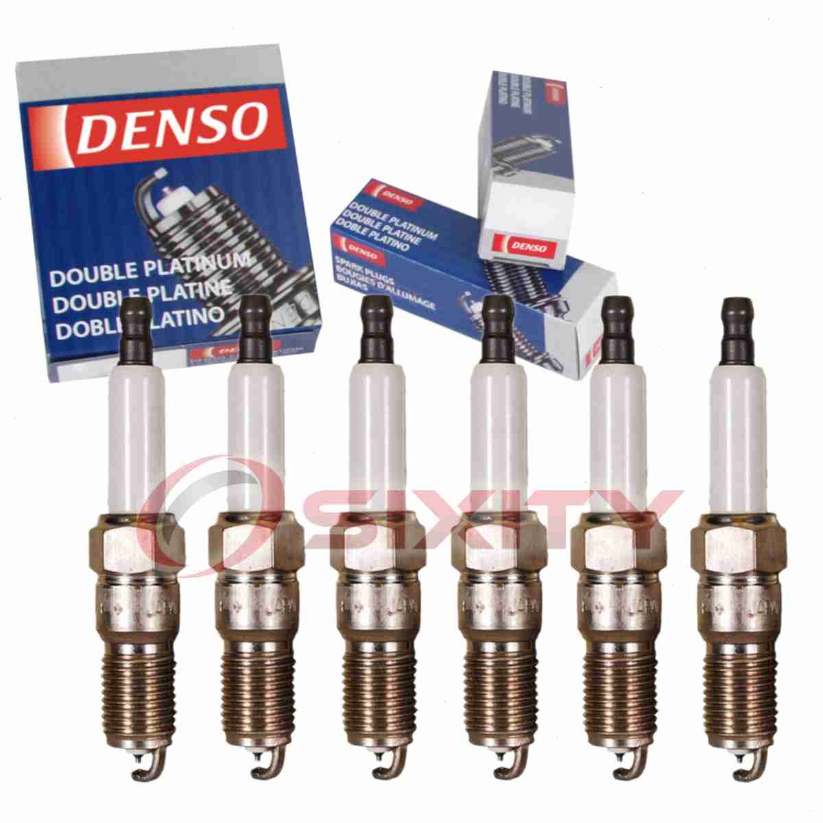 6 pc Denso Platinum Long Life Spark Plugs for 1990-1994 Chevrolet Lumina hx