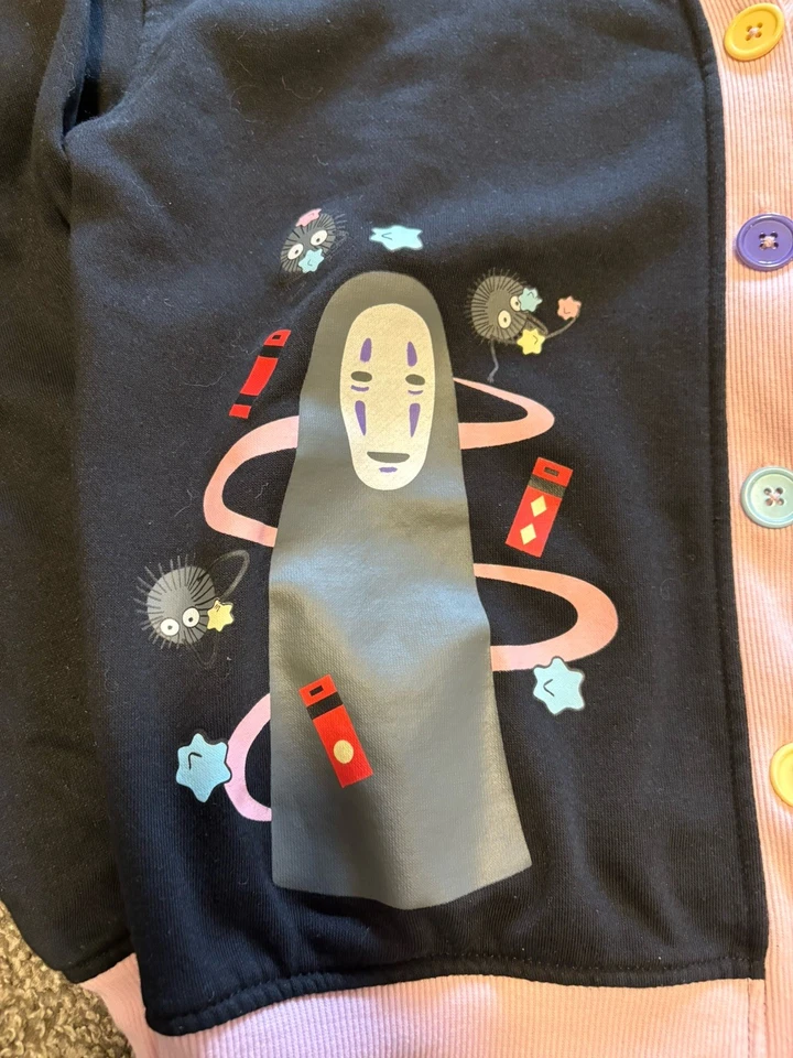 Cárdigan suéter coqueta Studio Ghibli Spirited Away Her Universe para mujer S/M Foto 2 de 4