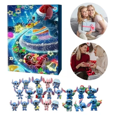 Christmas Stitch Figure 24 Days Countdown Advent Calendar Kids Toys Xmas Gift UK