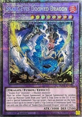 snake eyes cards yugioh Snake-Eyes Doomed Dragon | How to obtain, Decks & Tournament Usage Statistics A single card from the set Age of Overlord Snake-Eyes Poplar - Yugipedia