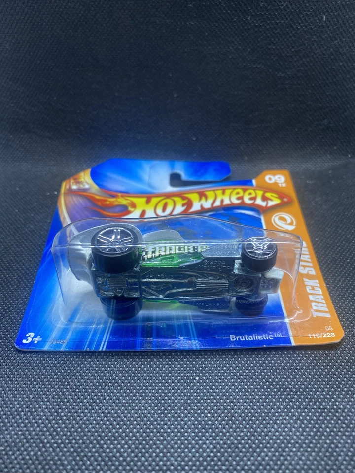 Cartão curto Hot Wheels 2006 #119 Brutalistic Track Stars - Imagem 4 de 4