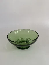 E.O. Brody Co. Vintage Green Glass Bowl