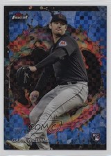 2024 Finest Rare Blue Checkerboard Refractor 29/49 Gavin Williams #242 Rookie RC