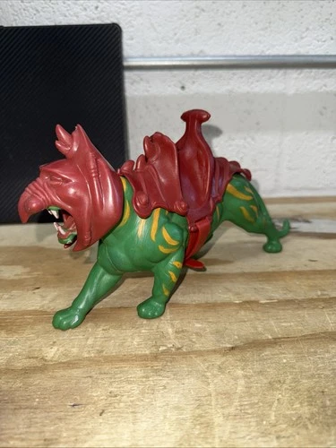 VINTAGE 1981 MOTU Masters of the Universe BATTLE CAT 100% Complete He-Man