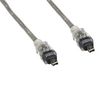 FireWire IEEE 1394 Cable,4 Pin to 4 Pin Male to Male Cord,FireWire 400 DV iLink