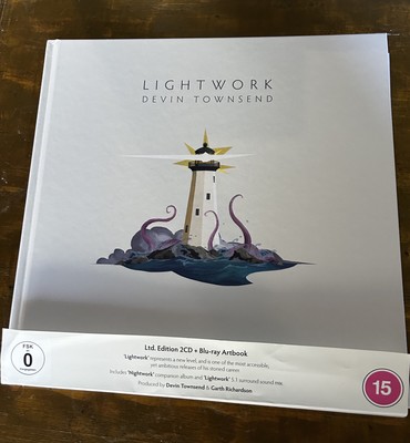 Devin Townsend Lightwork Artbook   2x CD  Blu Ray