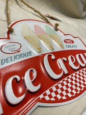 Ice Cream - Metal wall sign