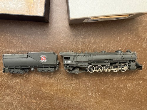 Locomotora de vapor Tenshodo HO Great Northern Q-1 2-10-2 #2125 tren modelo latón | Condition: Used