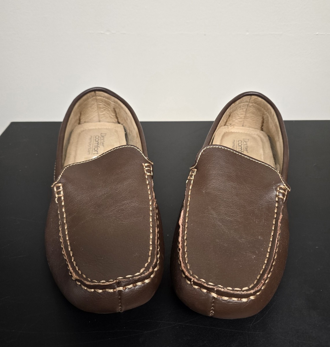 Dexter Comfort Brown Leather Men\'s Loafers Dexter Dark Brown Leather Penny Loafers - Men main image 4