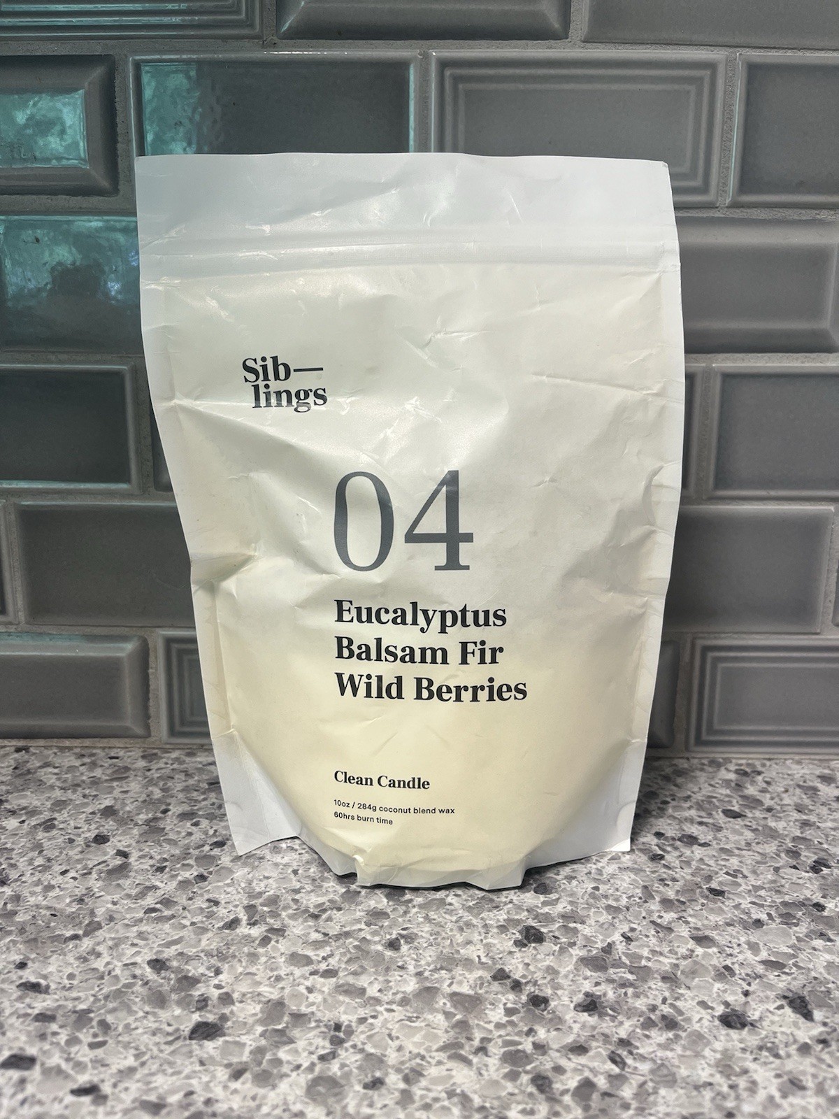 Eucalyptus Balsam Berries Scented Candle Refill DIY Kit