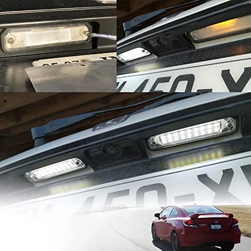 For 96-98 Honda Civic 4 Door Sedan LED License Plate Light Car Auto Accessories Foto 2 de 4