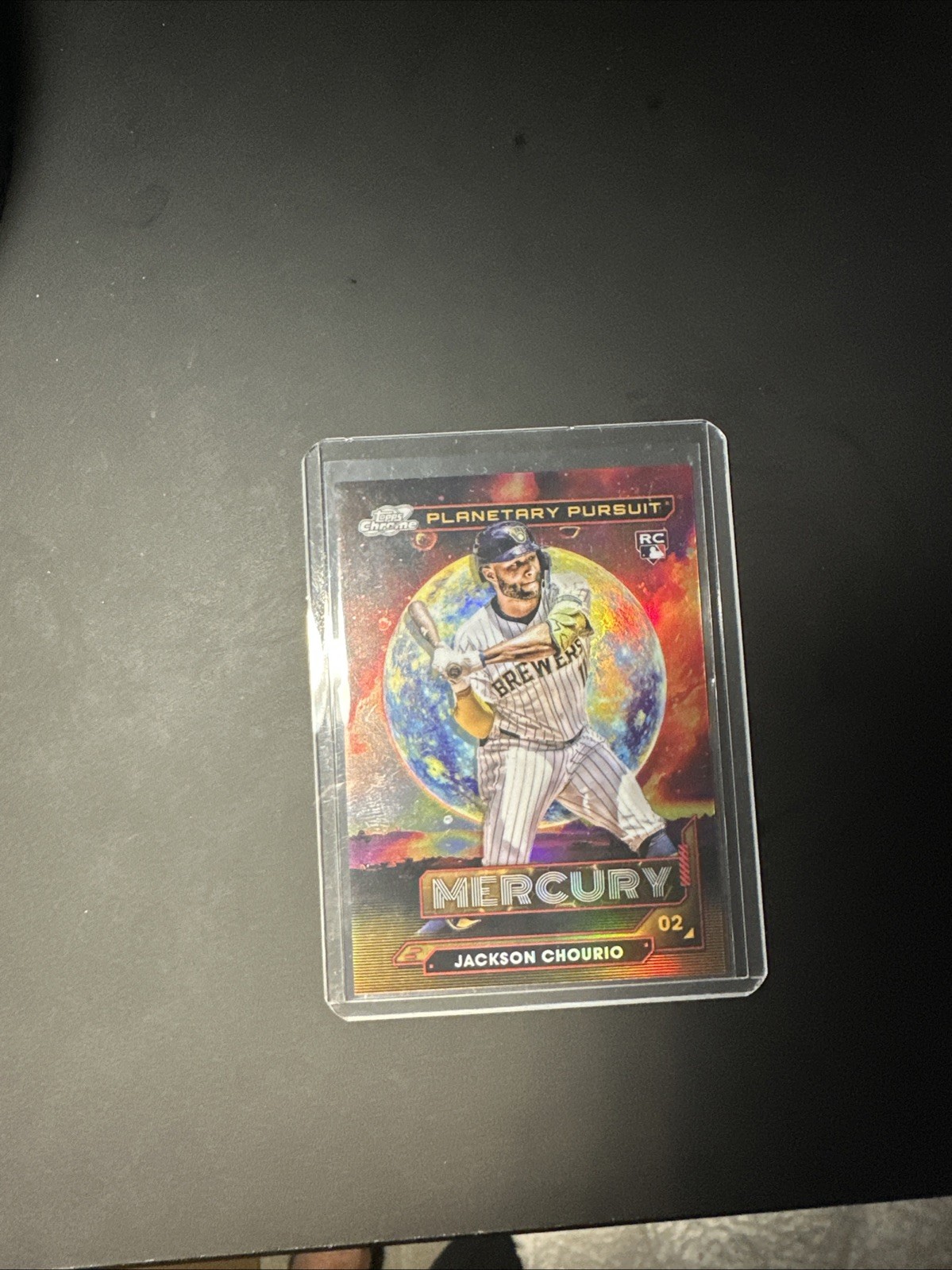 2024 Topps Cosmic Chrome - Planetary Pursuit Jackson Chourio #PPM-9 Mercury (RC)