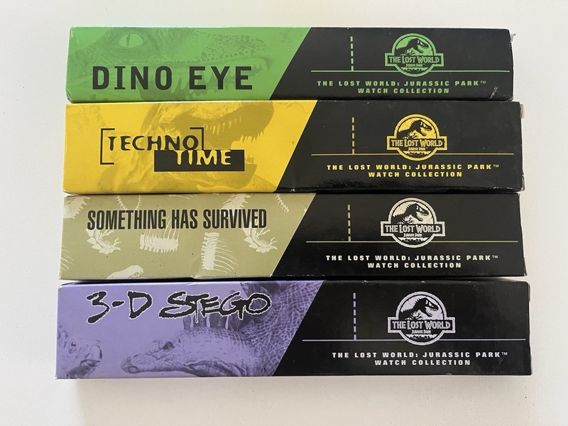 Burger King Jurassic Park the Lost World Series of 4 Watches 1997