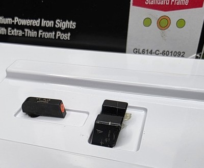 Trijicon GL614-C-601092 HD XR Night Sight Set Orange Front Glock