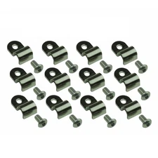 5/16" Stainless Steel 24pc Brake Line Clamp and Screw Street Rod Custom Dune