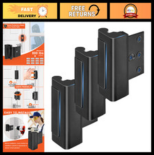 3 Pack Childproof Door Reinforcement Lock, 800 lbs Security for Inward Doors