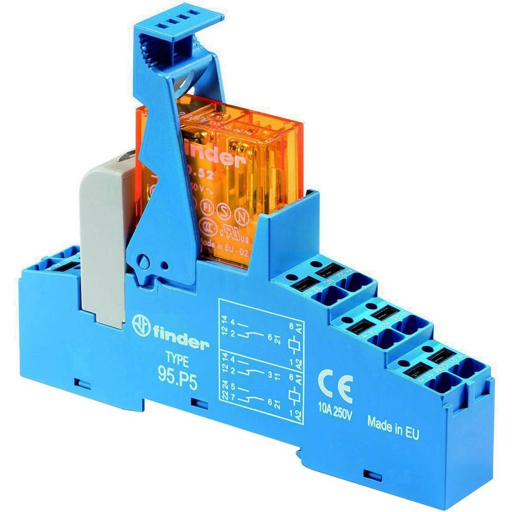 Module relais Finder 48.P5.8.024.0060 de 24 V/AC pour armoire électrique