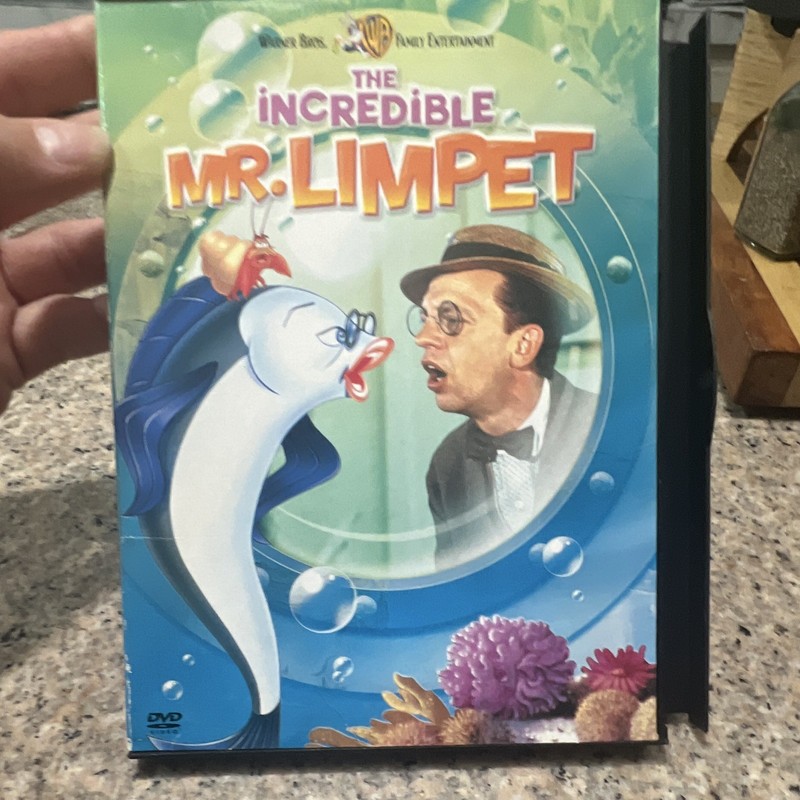 Warner The Incredible Mr. Limpet (1964) DVD Widescreen G 90m Don Knotts